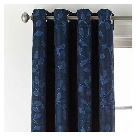 NEW Linden Street Grommet Light-Filtering Single Curtain Panel Indigo Blue 50x84 - Picture 4 of 8